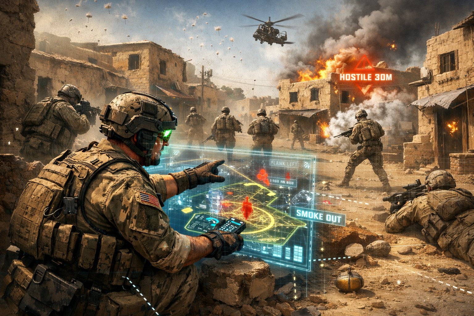 Military tactical AI