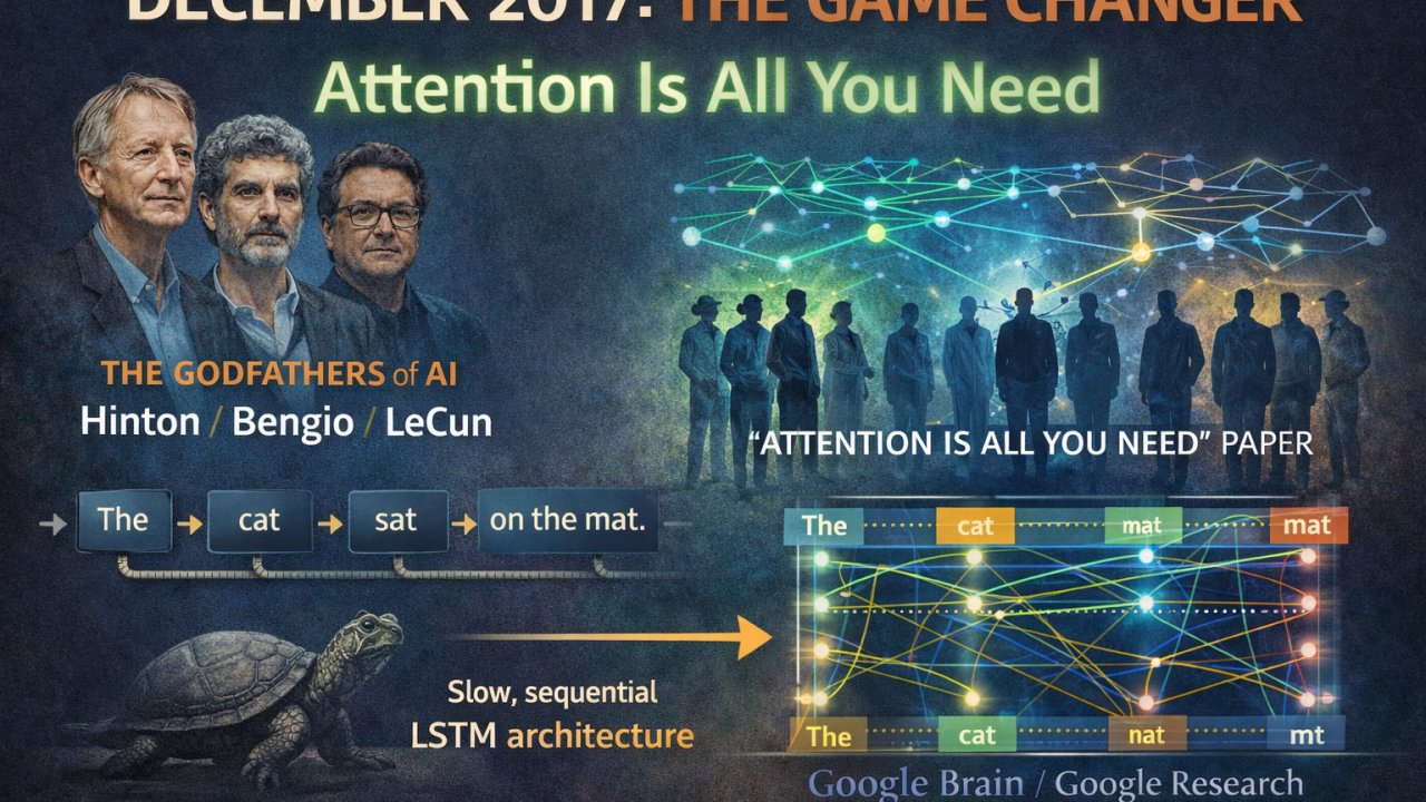 December 2017: The Game Changer — Attention Is All You Need