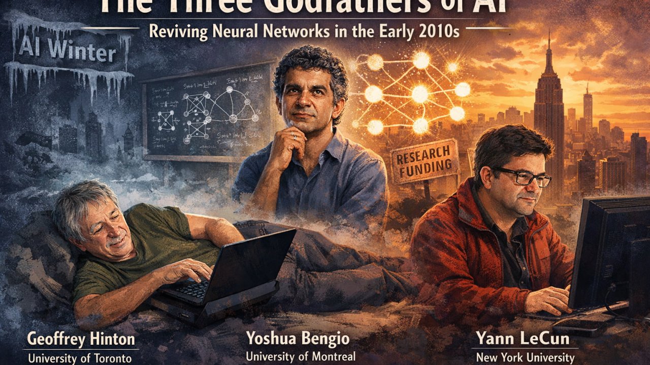 The Three Godfathers of AI — Hinton, Bengio, LeCun